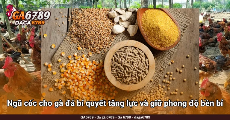 Ngũ cốc cho gà đá bí quyết tăng lực và giữ phong độ bền bỉ